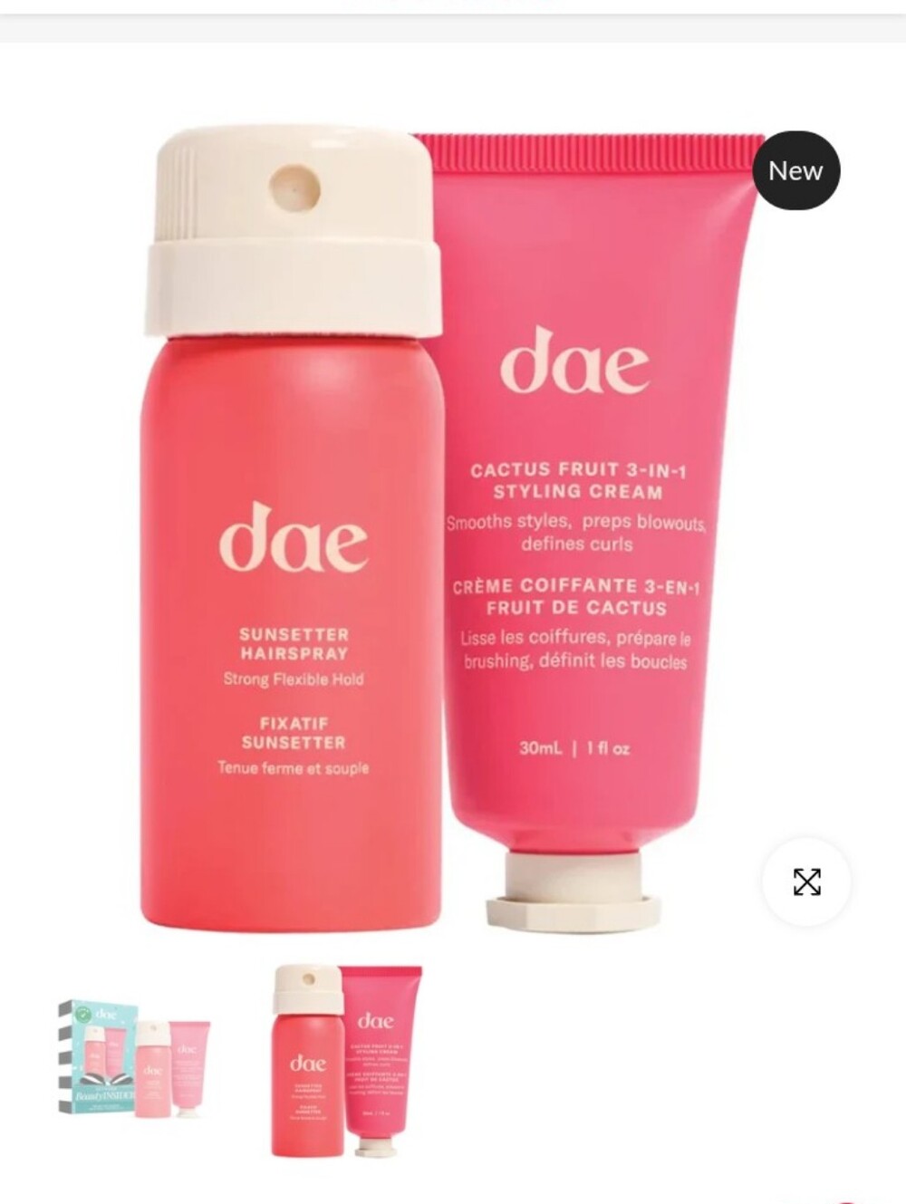 dae Hair Styling Heroes Set — Coral Pink Styling Duo